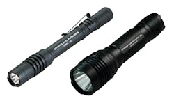 On right, ProTac High Lumen (HL) and ProTac 2AAA, on left. On right, ProTac High Lumen (HL) and ProTac 2AAA, on left.