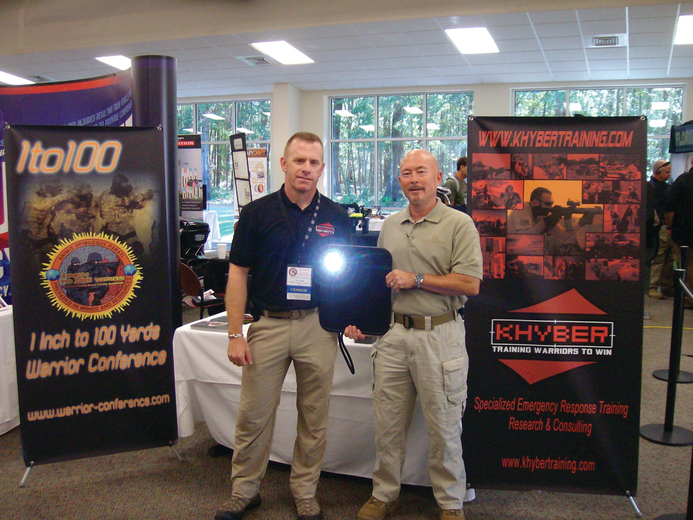Khyber founder Wes Doss with Clyde Caceres of CSE