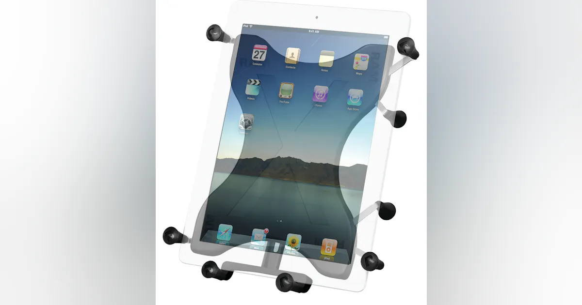 Spring Guard Tablet X-Grip III Universal Spring Loaded Tablet Holder for Large Tablets ...