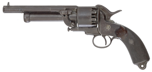 The LeMat revolver: a 'grape shot' barrel in the middle.