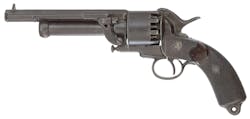 The LeMat revolver: a 'grape shot' barrel in the middle. The LeMat revolver: a 'grape shot' barrel in the middle.