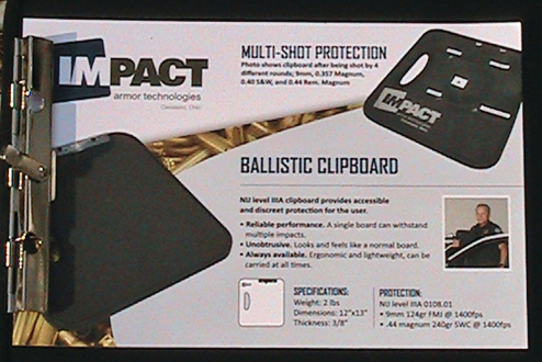 Impact Armor Technologies Ballistic Clipboard