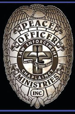 Peace Officers Ministries badge logo Peace Officers Ministries badge logo