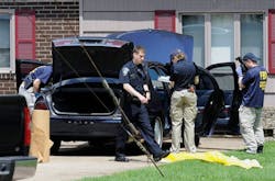 Law enforcement agents search a car at the home of reputed Connecticut mobster Robert Gentile in Manchester, Conn., looking for paintings stolen from Boston's Isabella Stewart Gardener Museum in 1990, worth half a billion dollars. Law enforcement agents search a car at the home of reputed Connecticut mobster Robert Gentile in Manchester, Conn., looking for paintings stolen from Boston's Isabella Stewart Gardener Museum in 1990, worth half a billion dollars.