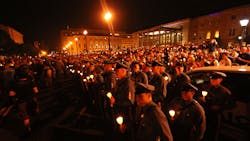 Preliminary statistics show that 51 officers were killed on duty in 2014, compared to 27 in 2013. Preliminary statistics show that 51 officers were killed on duty in 2014, compared to 27 in 2013.