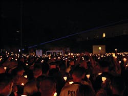 Candlelight Vigil and Thin Blue Line 2009