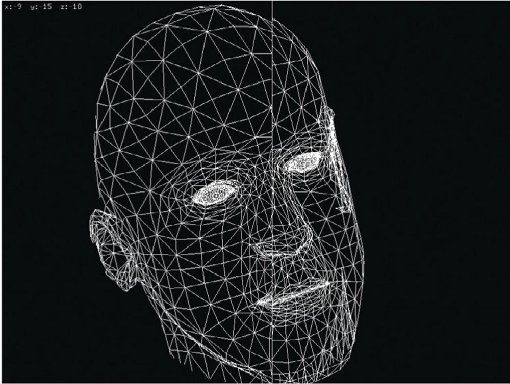 ForensicaGPS 3D mesh exposed showing accuracy in facial geometry