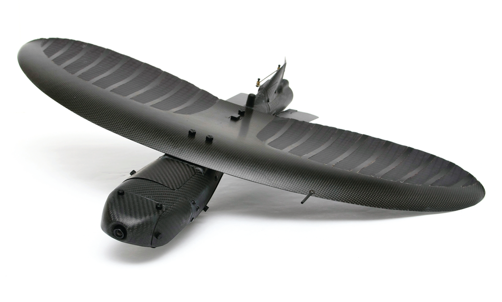 Maveric's bendable-wing design allows the wings to wrap around the fuselage and slide into a 6-inch-diameter tube fully assembled.