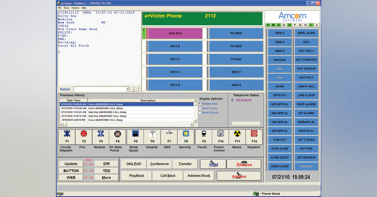 Ancom pc/psap | Officer