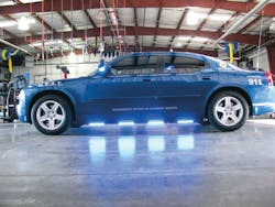 HG2 Runner emergency lighting system on a Dodge Charger HG2 Runner emergency lighting system on a Dodge Charger