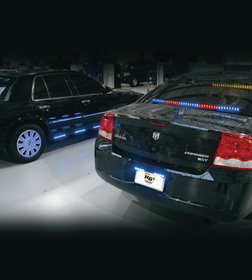 Crossfire License Plate Emergency Lighting System | Officer