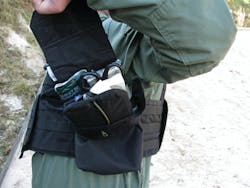 Blue Force Gear Trauma Kit NOW shown mounted and open. Blue Force Gear Trauma Kit NOW shown mounted and open.