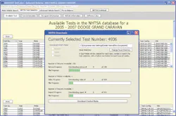 Steps to Download Media from the NHTSA Website 1) Select the desired Test 2) Click the NHTSA Download button 3) Check the boxes for the media you want to download 4) Click the Download Checked Media button 5) Watch the selected media download OR continue working on other things while the download progresses 6) When the downloads are complete, find the media in the desired SAVE directory under the Test number.