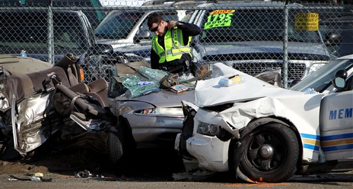 Two Killed, Three Injured In Wreck With Memphis Tenn. Cruiser | Officer