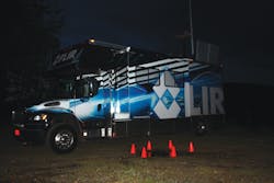 The Mobile Training Unit setup for 'Finding Bigfoot.' The Mobile Training Unit setup for 'Finding Bigfoot.'