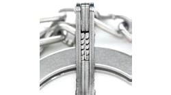 Sideview of CTS-Thompson TriMax hinged handcuffs, available through OfficerStore.com