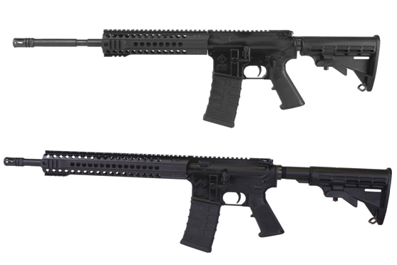 The first two rifles in ATI's new product line of HD-16s.