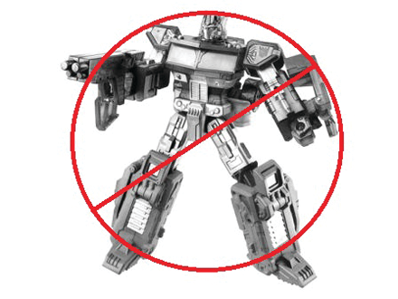 No shooting 'robots' allowed. THINK before you pull the trigger.