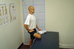 The author describes how this test method reveals hip flexibility. The author describes how this test method reveals hip flexibility.