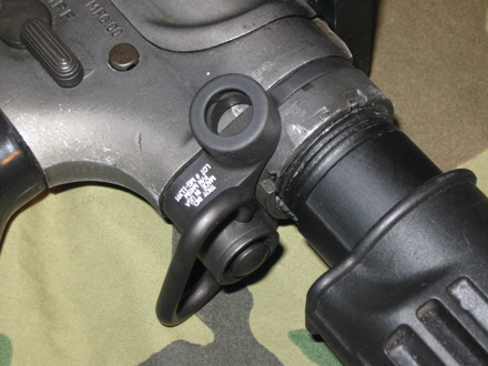 Battlesling mount shown installed.