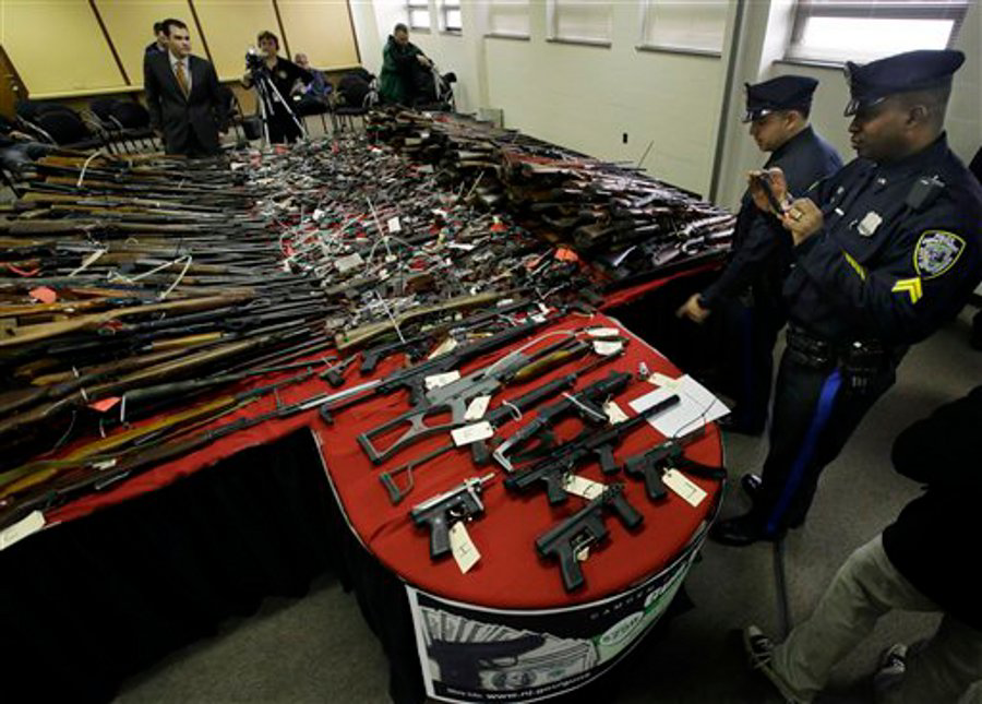 San Diego Gun Buyback Nets a Record 364 Weapons Officer