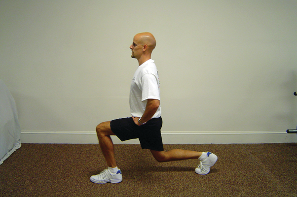 Split Squat in the forward/squated position.
