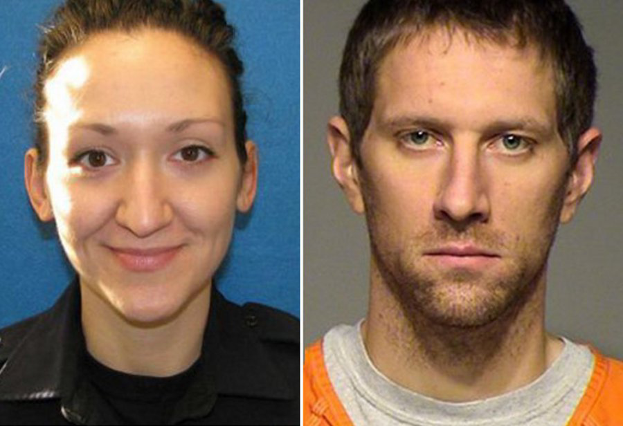 Wauwatosa Police Officer Jennifer Lynn Sebena, left, and Benjamin Sebena