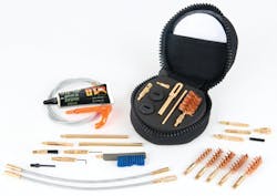 A compact yet complete cleaning kit.