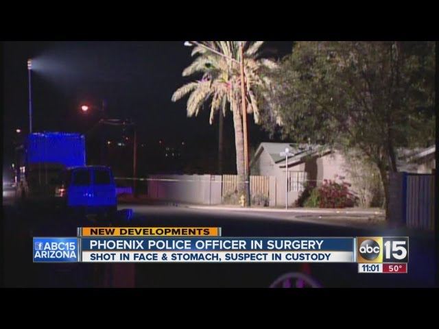 Phoenix Police Officer Shot, Suspect in Custody | Officer