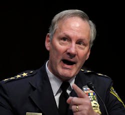Milwaukee Police Chief Edward Flynn responds to a question by Senate Judiciary Committee member Sen. Lindsey Graham, R-S.C. as he testifies on Capitol Hill in Washington on Feb. 27. Milwaukee Police Chief Edward Flynn responds to a question by Senate Judiciary Committee member Sen. Lindsey Graham, R-S.C. as he testifies on Capitol Hill in Washington on Feb. 27.