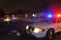 A police car sits at a roped off area at Seventh Street and Hadley Avenue in Oakdale, Minn. on Feb. 11. A police car sits at a roped off area at Seventh Street and Hadley Avenue in Oakdale, Minn. on Feb. 11.