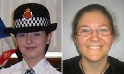 Officers Nicola Hughes, left, and Fiona Bone