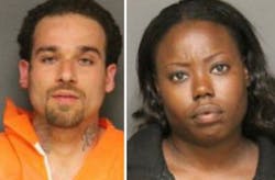 Police charged Marcos Bush with suspicion of attempted murder and Sjanee Duhart with suspicion of being an accessory to attempted murder in the shooting of a Fullerton police officer.