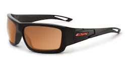 Credence Black Frame Mirrored Copper Lenses Side