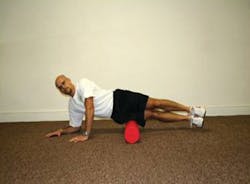 Body weight and a foam roller can create the relieving pressure you need. Body weight and a foam roller can create the relieving pressure you need.
