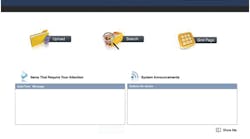 After logging in, and recording a purpose for access, the user sees a simple interface for uploading, searching previously uploaded files or creating a grid view of all or part of the images/content in a catalog. SIMS uses single signon protocols from Active Directory or LDAP so that if an officer is logged into their system, they are also logged in to SIMS without having to type a username and password again. After logging in, and recording a purpose for access, the user sees a simple interface for uploading, searching previously uploaded files or creating a grid view of all or part of the images/content in a catalog. SIMS uses single signon protocols from Active Directory or LDAP so that if an officer is logged into their system, they are also logged in to SIMS without having to type a username and password again.