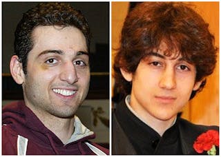 Tamerlan Tsarnaev, left, and Dzhokhar Tsarnaev