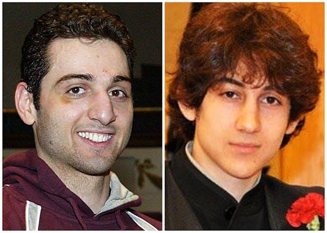Tamerlan Tsarnaev, left, and Dzhokhar Tsarnaev