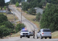 A Calaveras County Sheriff's deputy detains a driver on Rippon Rd. in Valley Springs, Calif., where 8-year-old Leila Fowler was found murdered. A Calaveras County Sheriff's deputy detains a driver on Rippon Rd. in Valley Springs, Calif., where 8-year-old Leila Fowler was found murdered.