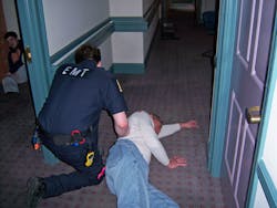 Even in mass casualty incidents, each patient needs to be assessed. Even in mass casualty incidents, each patient needs to be assessed.