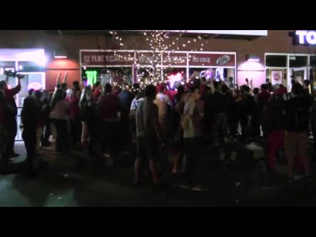 Raw: Riot Police at Louisville Celebration | Officer