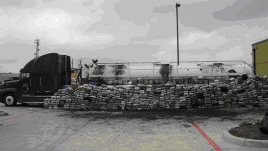 A Texas Highway Patrol trooper discovered 3.9 tons of marijuana in a tanker truck on April 2 in Corpus Christi.