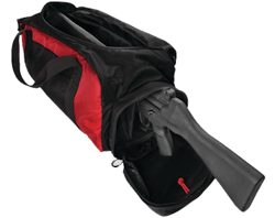 …but it’s padded internal main compartment, and faux side pockets can cleverly conceal a long gun. …but it’s padded internal main compartment, and faux side pockets can cleverly conceal a long gun.