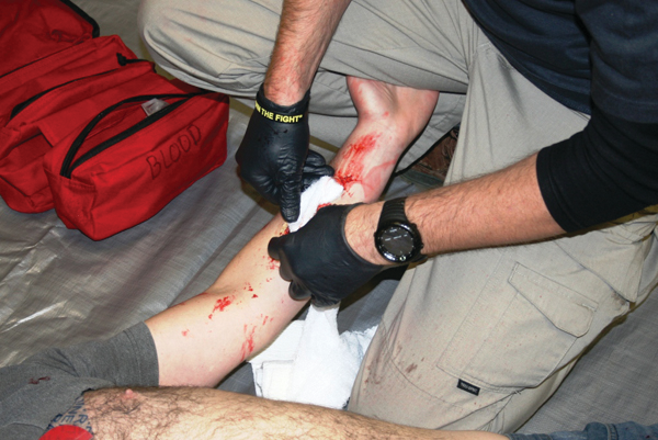 You are the first one on scene. Once the gunfire has faded could you safe your partner&rsquo;s life? Do you have the training?