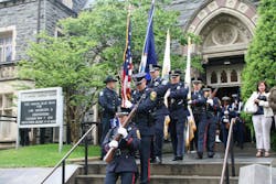Hundreds gathered at St. Patrick's Catholic Church in D.C. on May 7 to pray for fallen law enforcement officers. (National Law Enforcement Officers Memorial Fund) Hundreds gathered at St. Patrick's Catholic Church in D.C. on May 7 to pray for fallen law enforcement officers. (National Law Enforcement Officers Memorial Fund)