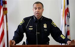 Cincinnati Police Chief James Craig announces he has accepted the same position for the city of Detroit during a news conference on May 14 in Cincinnati. Cincinnati Police Chief James Craig announces he has accepted the same position for the city of Detroit during a news conference on May 14 in Cincinnati.