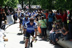 Nearly 1,700 members of the Police Unity Tour completed their trek to the National Law Enforcement Officers Memorial in Washington, D.C. on May 12. (National Law Enforcement Officers Memorial Fund) Nearly 1,700 members of the Police Unity Tour completed their trek to the National Law Enforcement Officers Memorial in Washington, D.C. on May 12. (National Law Enforcement Officers Memorial Fund)
