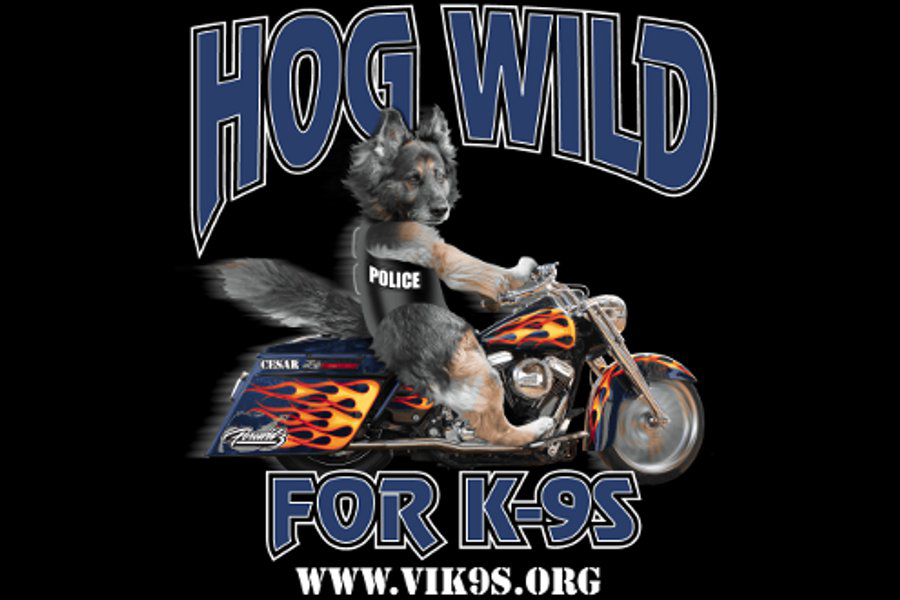 Proceeds from the second annual 'Hog Wild for K-9s' Charity Motorcycle Ride and BBQ will be used to provide bullet and stab protective vests for law enforcement dogs.