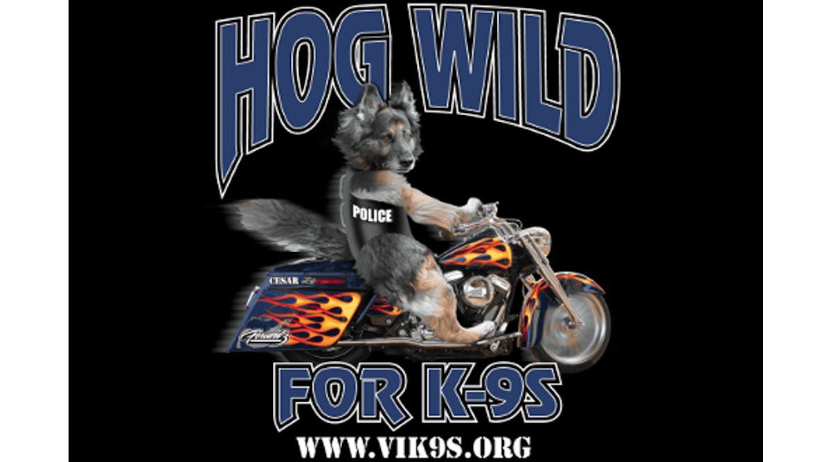 Proceeds from the second annual &apos;Hog Wild for K-9s&apos; Charity Motorcycle Ride and BBQ will be used to provide bullet and stab protective vests for law enforcement dogs.