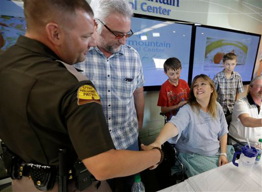 Utah Trooper Helps Deliver Twins on Interstate Officer
